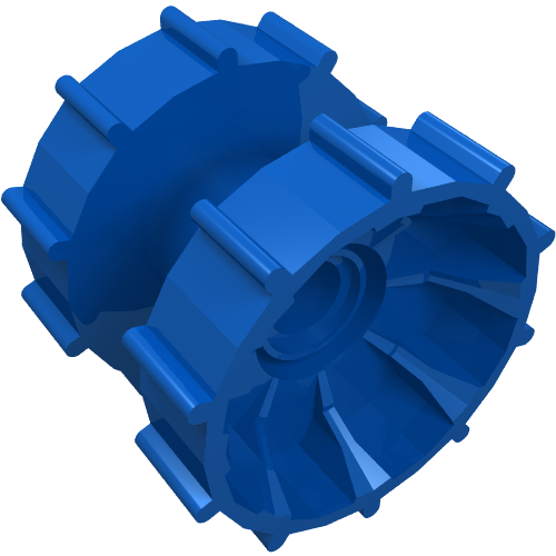 Technic Tread Hub Blau