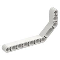 Technic Beam 1 × 11.5 Double Bent Thick Weiß
