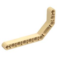 Technic Beam 1 × 11.5 Double Bent Thick Beige