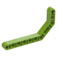 Technic Beam 1 × 11.5 Double Bent Thick Lime