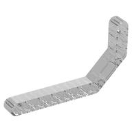 Technic Beam 1 × 11.5 Double Bent Thick Transparent