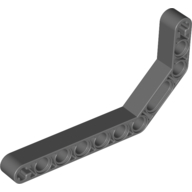 Technic Beam 1 × 11.5 Double Bent Thick Dunkelblaugrau