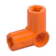 Technic Axle and Pin Connector Angled #6 - 90° Orange