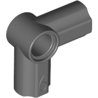 Technic Axle and Pin Connector Angled #6 - 90° Dark Bluish Gray