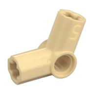 Technic Axle and Pin Connector Angled #5 - 112.5° Tan