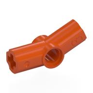 Technic Axle and Pin Connector Angled #3 - 157.5° Reddish Orange