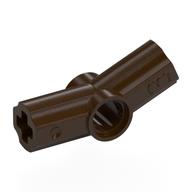 Technic Axle and Pin Connector Angled #3 - 157.5° Dark Brown