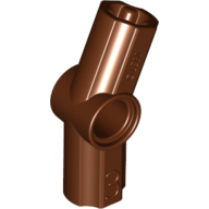 Technic Axle and Pin Connector Angled #3 - 157.5° Reddish Brown