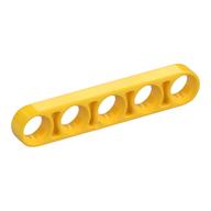 Technic Beam 1 × 5 Thin Yellow
