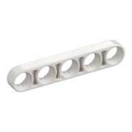 Technic Lochbalken 1 × 5 dünn Weiß