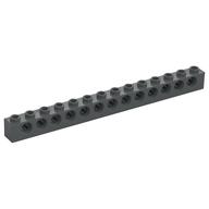 Technic Brick 1 × 14 [13 Pin Holes] Dark Bluish Gray