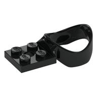 Plate Special 2 × 2 with Sphere Holder Schwarz