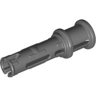 Technic Pin Long with Friction Ridges Lengthwise and Stop Bush [3 Lateral Holes, Big Pin Hole] Dunkelblaugrau