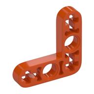 Technic Beam 3 × 3 L-Shape Thin Reddish Orange