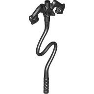 Weapon, Whip with Grappling Hook Schwarz