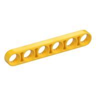 Technic Beam 1 × 6 Thin Yellow