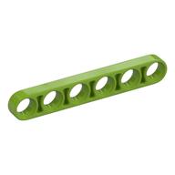 Technic Beam 1 × 6 Thin Lime