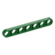 Technic Beam 1 × 7 Thin Green