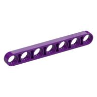 Technic Lochbalken 1 × 7 dünn Lila