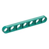 Technic Beam 1 × 7 Thin Dark Turquoise
