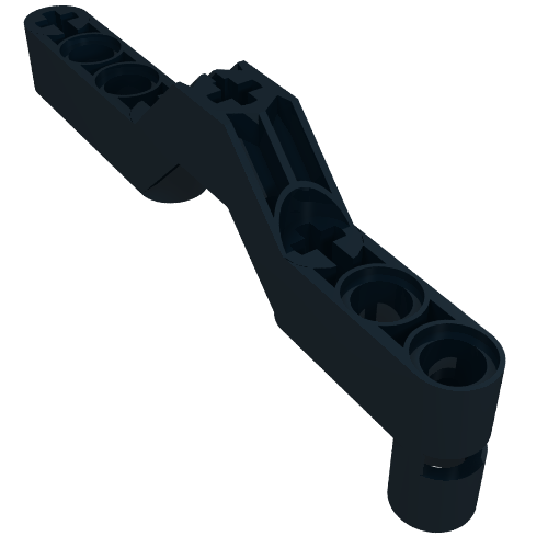 Technic Lochbalken 1 × 9 versetzt gekreuzt