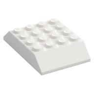 Brick Sloped 45° 6 × 4 Double [aka Train Roof] Weiß