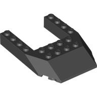 Brick Wedged, Sloped 6 × 8 Cutout in Black