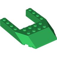 Brick Wedged, Sloped 6 × 8 Cutout Green