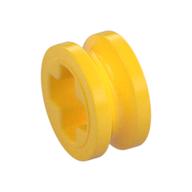 Technic Bush 1/2 Smooth with Axle Hole Semi-Reduced Yellow