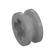 Technic Bush 1/2 Smooth with Axle Hole Semi-Reduced Light Bluish Gray