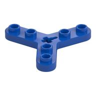 Technic Plate Rotor 3 Blade with Smooth Ends and 6 Studs (Propeller) Blau