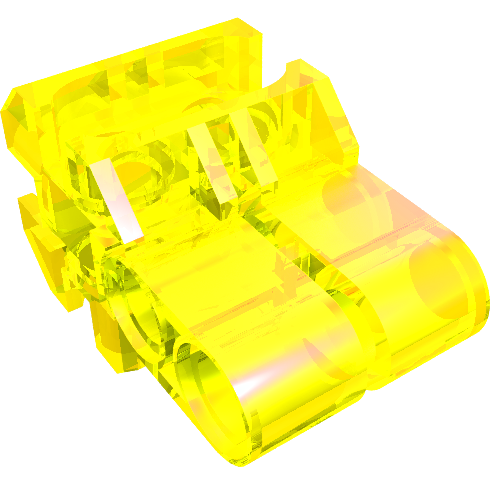 Technic Modular Connector Trans-Neon Green