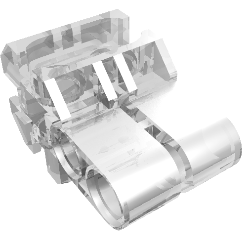 Technic Modular Connector Trans-Clear