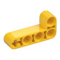 Technic Beam 2 × 4 L-Shape Thick Yellow