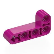 Technic Beam 2 × 4 L-Shape Thick Magenta