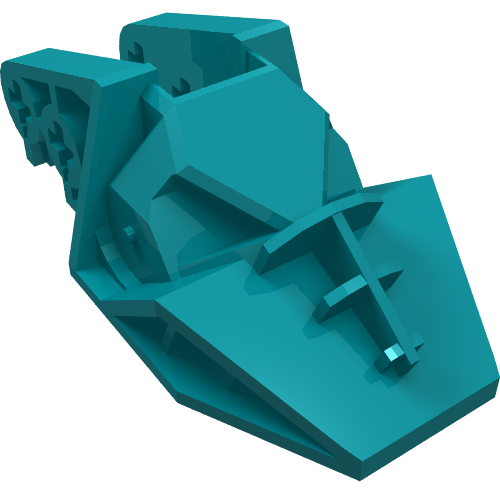 Technic Block 3 × 6 × 1 & 2/3 Dark Turquoise
