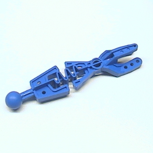 Large Figure Skeletal, Arm Forked with Flexible Center and Ball Joint Blue