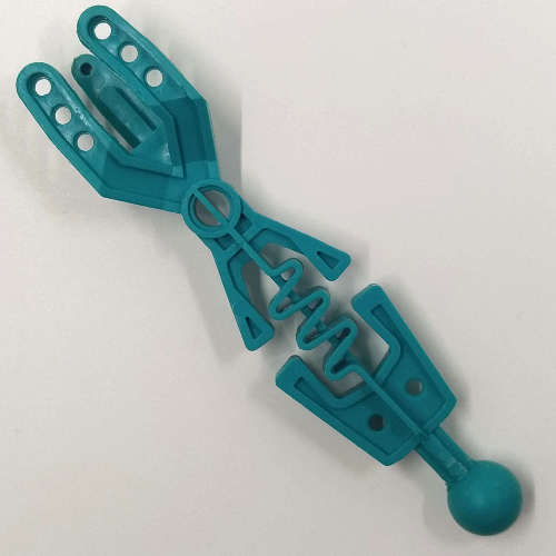 Large Figure Skeletal, Arm Forked with Flexible Center and Ball Joint Dark Turquoise