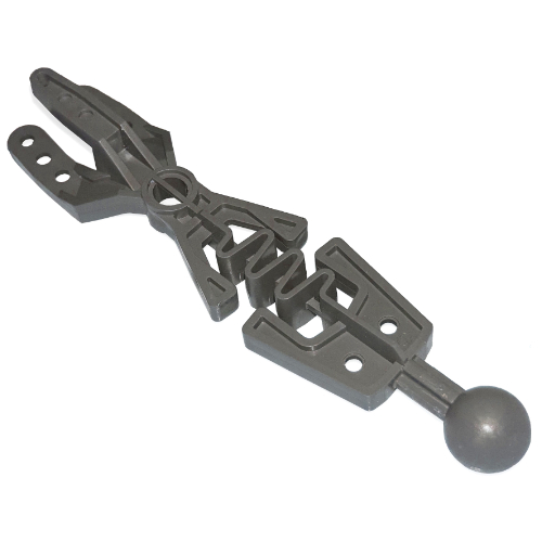 Large Figure Skeletal, Arm Forked with Flexible Center and Ball Joint Dunkelgrau