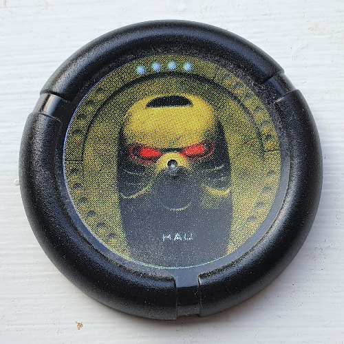 Large Figure Throwing Disk, Bionicle Mask Hau Print Schwarz