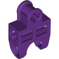 Technic Achse Verbinder 2 × 3 mit Kugelpfanne, offen Seiten Lila