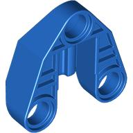 Technic Connector Block 3 × 3 Triangular with Axle, and Pin Hole Blau