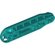 Technic Beam 1 × 7 with Fan Dark Turquoise