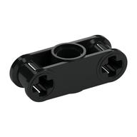 Technic Axle and Pin Connector Perpendicular 3L with Centre Pin Hole Schwarz