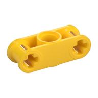 Technic Axle and Pin Connector Perpendicular 3L with Centre Pin Hole Gelb
