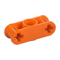 Technic Axle and Pin Connector Perpendicular 3L with Centre Pin Hole Orange
