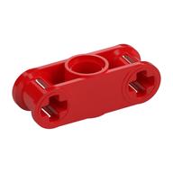Technic Axle and Pin Connector Perpendicular 3L with Centre Pin Hole Red