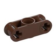 Technic Axle and Pin Connector Perpendicular 3L with Centre Pin Hole Braun