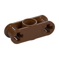 Technic Axle and Pin Connector Perpendicular 3L with Centre Pin Hole Rotbraun
