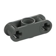 Technic Axle and Pin Connector Perpendicular 3L with Centre Pin Hole Dark Gray